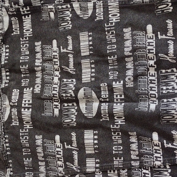 Homme + Femme Size Small Jean Button Front Jacket - Picture 15 of 16